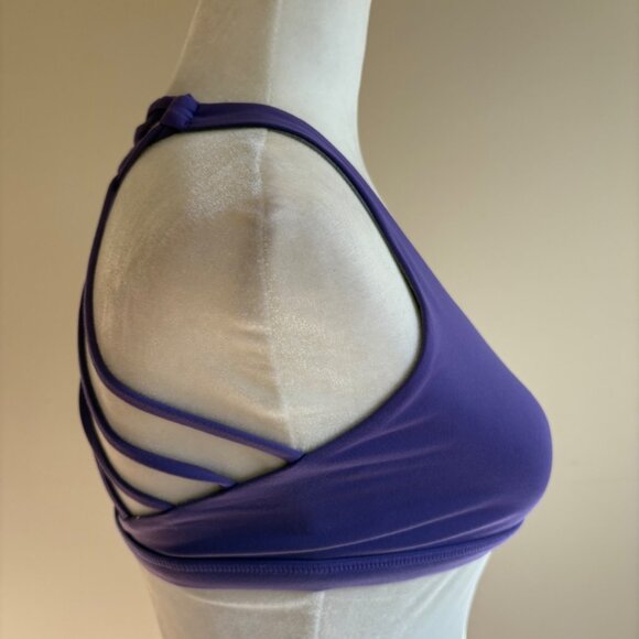 Born Primitive Vitality Sports Bra Purple Strappy Back Size Extra Small - Picture 5 of 10